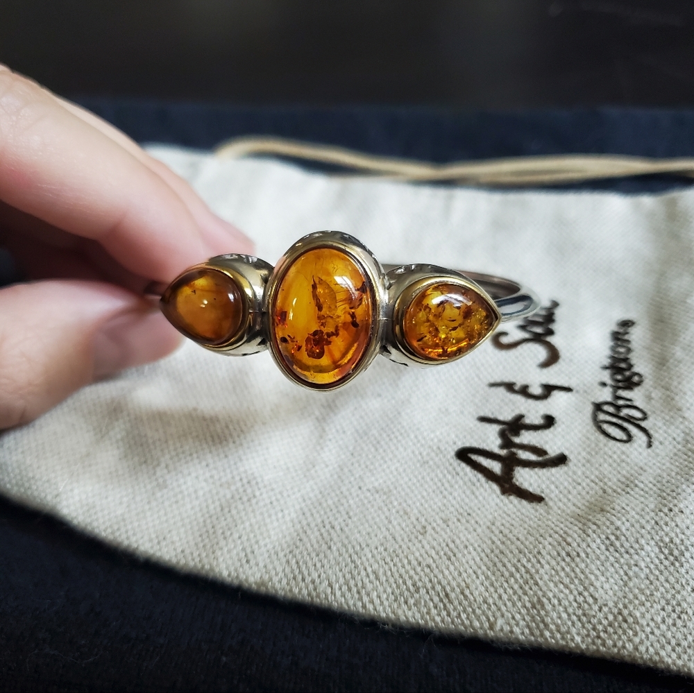 Brighton Bernstein Amber + Silver Bracelet